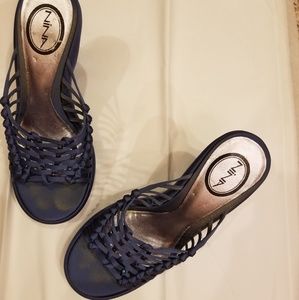 Blue Wedges size 6